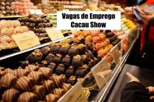 Cacau Show está com mais de 110 vagas de emprego abertas; confira os cargos