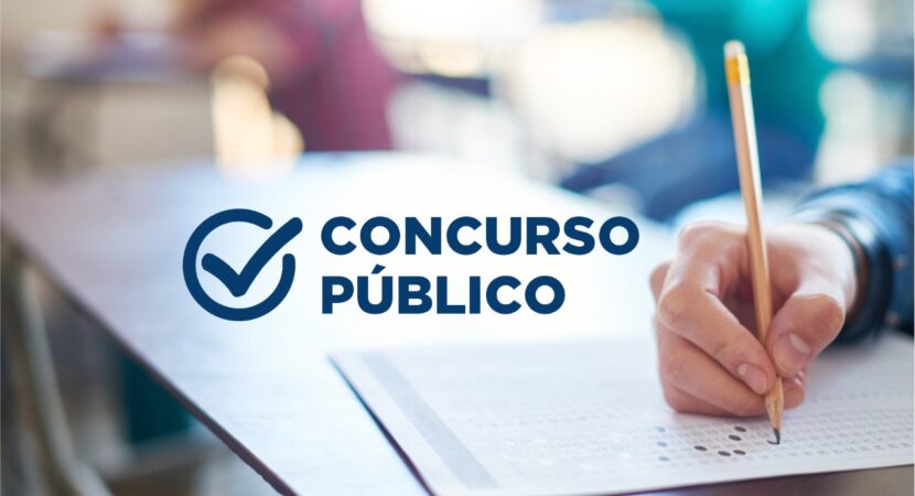 Banner de divulgação sobre concursos públicos